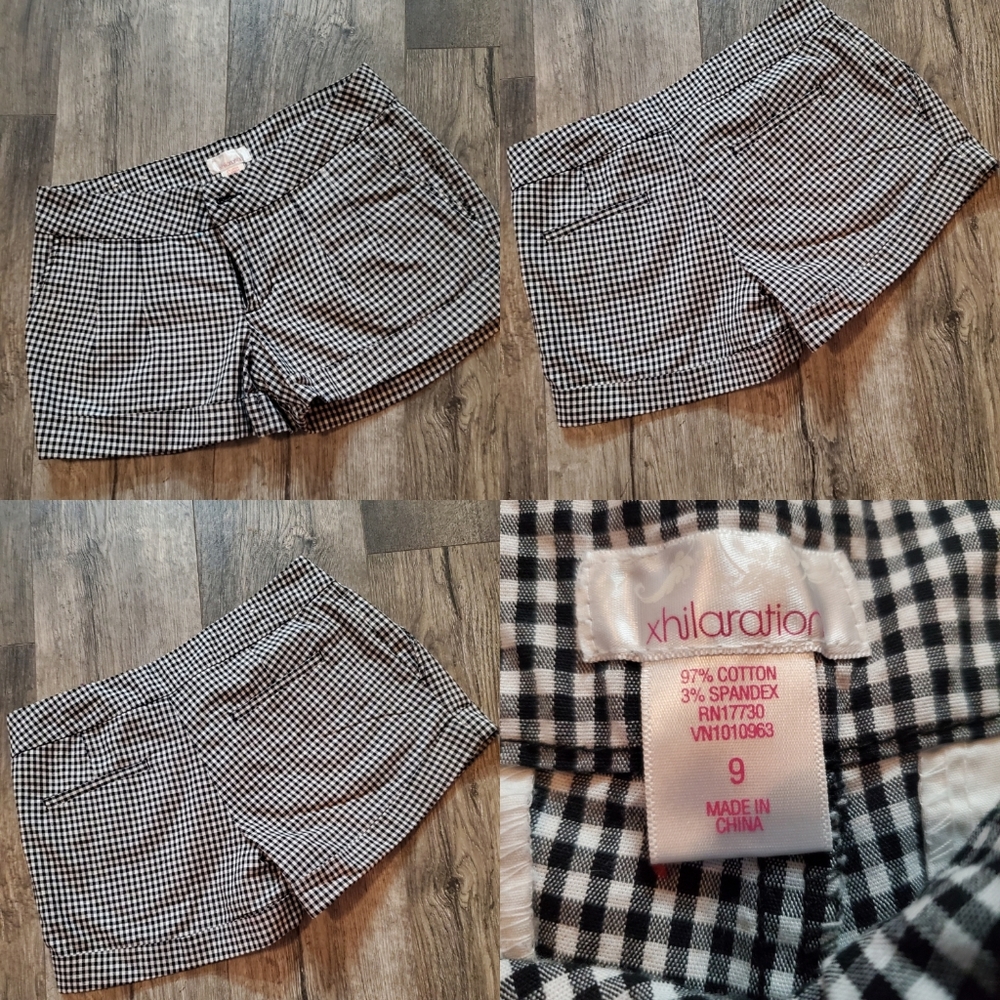 Summer short Black & white checker